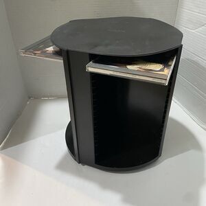 Laserline 80 CD Carousel Rotating Spinning Plastic Storage Tower Rack